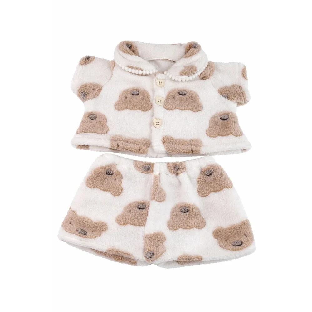 Bartholomew bear cute clothes outfits - Bear Fluffy Pajama Set[TTM-16-16IN]